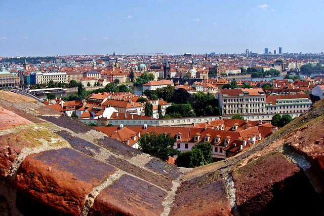 Прага смотровая площадка Пражского града