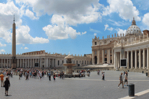 путеводитель по Риму и аудиогид - площадь святого Петра в Ватикане