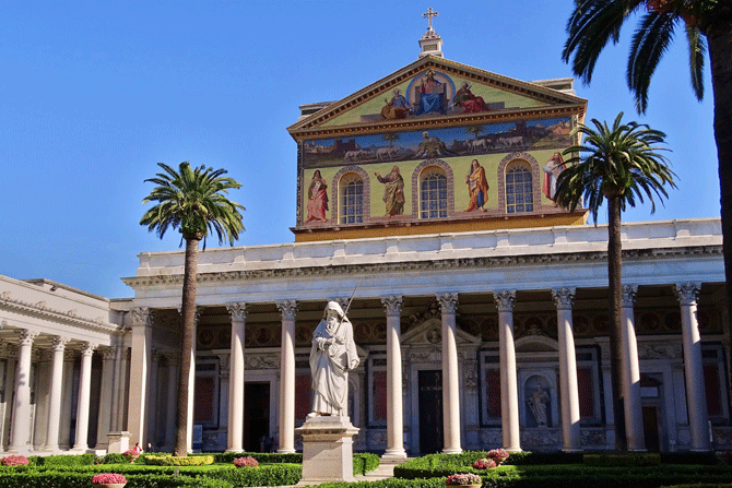 Главные базилики Рима - собор святого Павла
