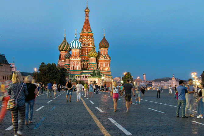 Красная площадь - где погулять в Москве