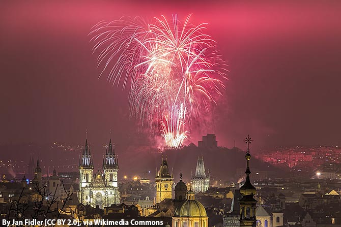 новый год 2018 в Праге
