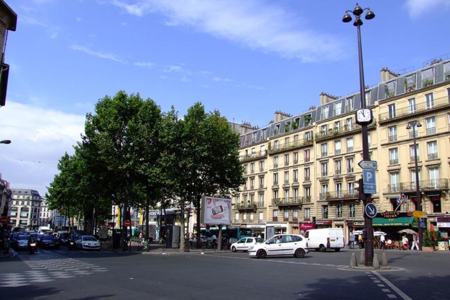 бульвары и достопримечательности Парижа на карте