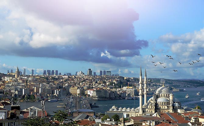 районы Стамбула на карте